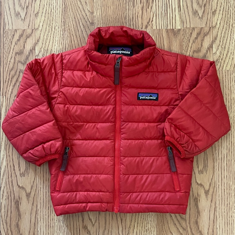 Patagonia Red Down Sweater Jacket 6-12mo